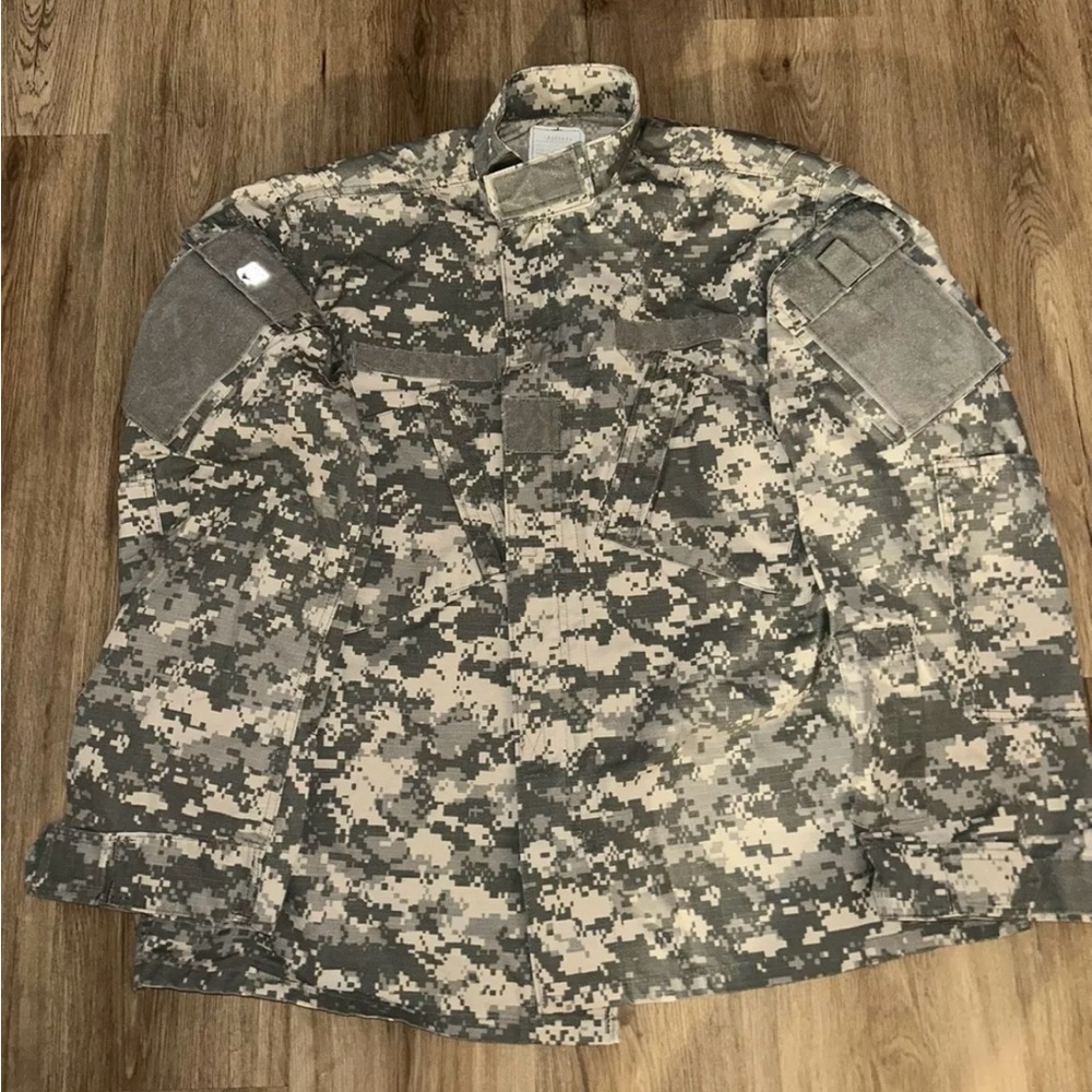 ACU Digital Camo Shirt Army Combat Uniform Coat Military Universal UCP Top
